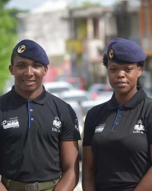 Volontaire stagiaire du RSMA Guadeloupe